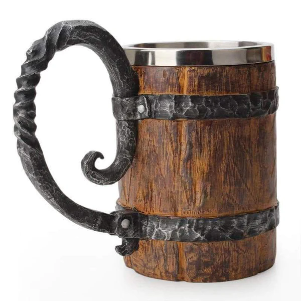 Caneca Viking Rústica Térmica Multiuso Vulker™ 